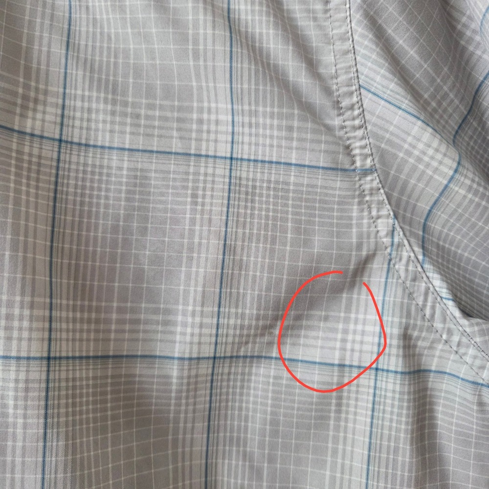 KUHL Eluxur‎ Mens XL Plaid Short Sleeve Button Up Shirt Lightweight Outdoor - Picture 8 of 11